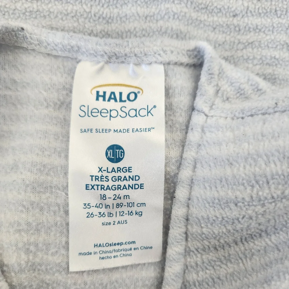 Halo Fleece Sleep Sack/Wearable Blanket, Size XL
